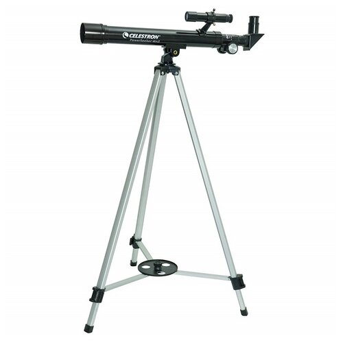 телескоп celestron firstscope 76 черный Телескоп Celestron PowerSeeker 40AZ (21008) черный/серый