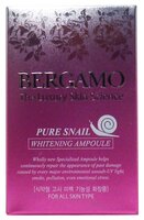 Bergamo Pure Snail Whitening Ampoule Сыворотка для лица с экстрактом муцина улитки 30 мл