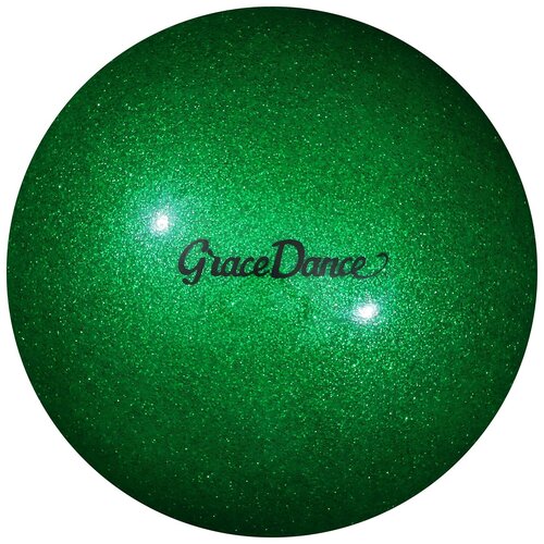 фото Мяч grace dance "блеск", для художественной гимнастики, диаметр 18,5 см, вес 400 г, цвет изумрудный