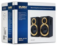 Компьютерная акустика SVEN SPS-619 GOLD черный / золотой