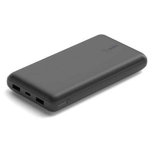 Внешний аккумулятор Belkin 20K Power Bank, USB-A  & C 15w 20000mAh (BPB012btBK) Black