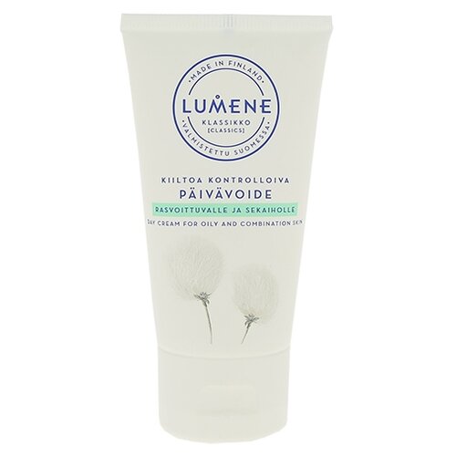 Lumene Klassikko Day Cream For Oily and Combination Skin Дневной крем для лица Контроль жирного блеска, 50 мл lumene klassikko restoring night cream восстанавливающий ночной крем для лица 50 мл