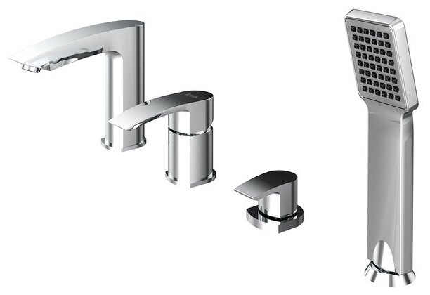 Смеситель на борт ванны IDDIS Vane 40I07 на 4 отверстия