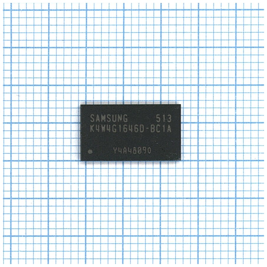 Микросхема памяти K4W4G164GD-BC1A с разбора