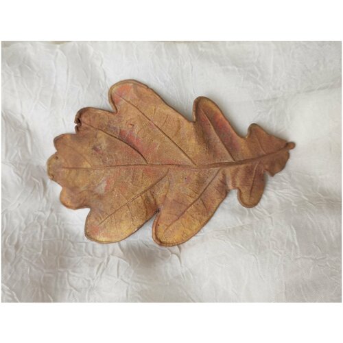 Заколка для волос лист дуба