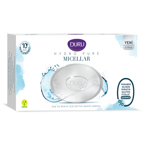 DURU HYDRO PURE мыло Micellar 3*150г