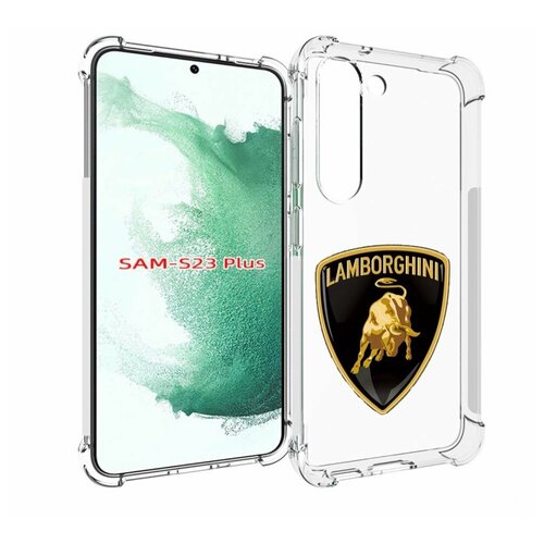 Чехол MyPads lamborghini-ламборгини-2 для Samsung Galaxy S23 Plus + задняя-панель-накладка-бампер