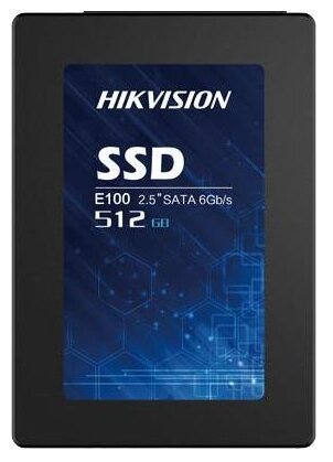 SSD 512 Gb Sata 6Gb/s Hikvision E100 2.5" 3D TLC