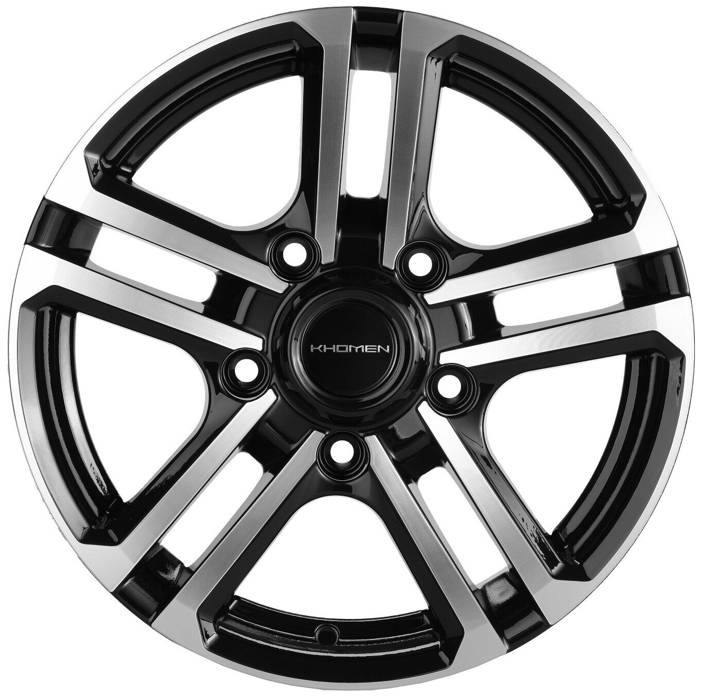 Колесные диски Khomen Wheels Диск 6.5j-16 5x139.7 35 98.5 Black-FP Khomen Wheels KHW-1602 Арт KHW103306