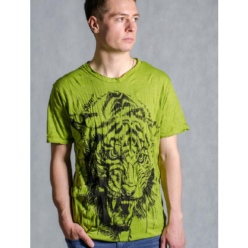 Футболка Sure, хлопок, размер 50, зеленый