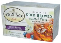 Чай черный Twinings Cold brewed iced tea Mixed berries в пакетиках, 20 шт.