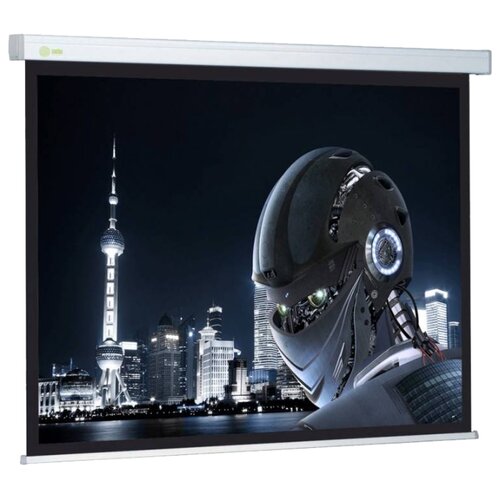Рулонный матовый белый экран cactus Wallscreen CS-PSW-127x127, 65, белый cinema wallscreen mw 71 127x127 см