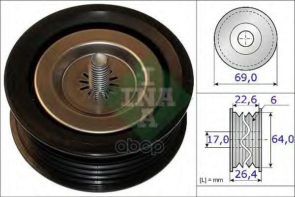 Ролик Ремня Приводного Mb Sprinter 2.2D 09- 69X26 Ina арт. 532067110