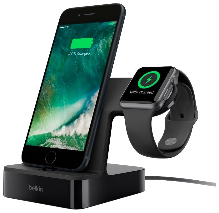 Док-станция универсальная Belkin PowerHouse Charge Dock for Apple Watch + iPhone