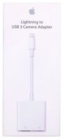 Разъем Apple Lightning - USB/Lightning (MK0W2ZM/A) белый