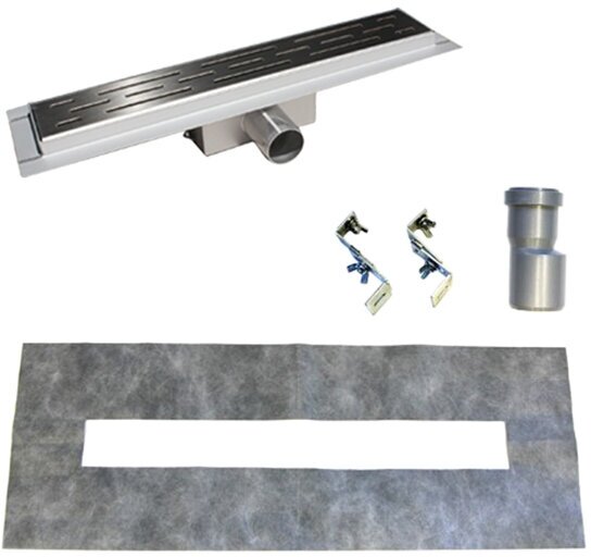 Трап для душа Ore Drain H4 универсальный затвор 400 мм нержавеющая сталь - фото №2