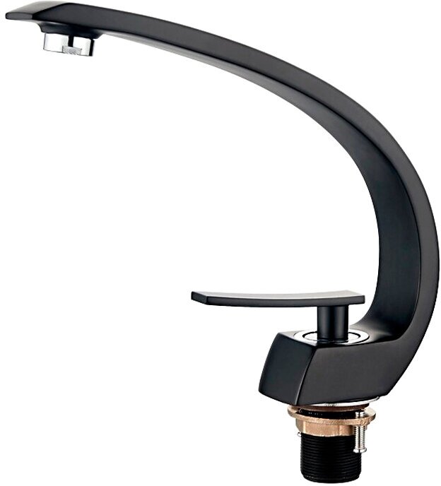 Смеситель для раковины Ledeme L1055B-24 черный