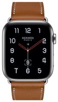 Часы Apple Watch Hermès Series 4 GPS + Cellular 44mm Stainless Steel Case with Leather Single Tour b