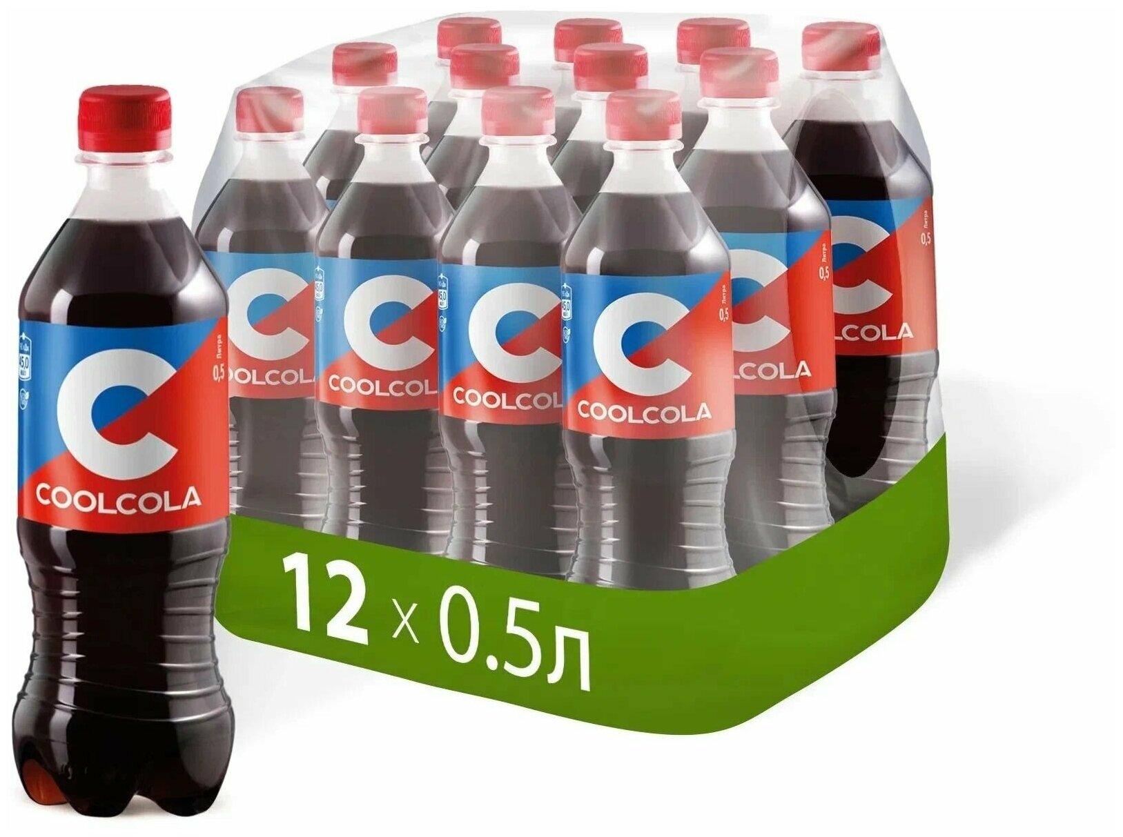 Напиток Cool Cola(Кул Кола), 12 штук по 0,5 л