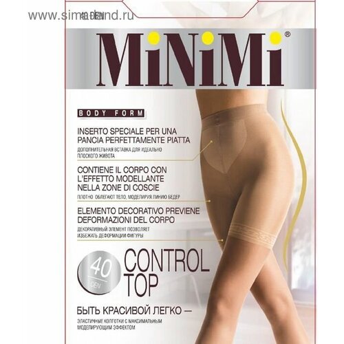 фото Миними. колготки утяжка шорты control top 40/140 nero 2 minimi