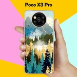 Силиконовый чехол на Poco X3 Pro Пейзаж 12 / для Поко Икс 3 Про - изображение