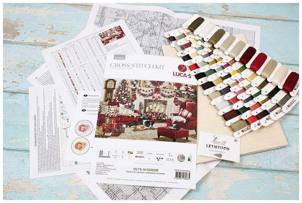 Набор для вышивания Luca-s BU5013 Домашние питомцы — фото 1