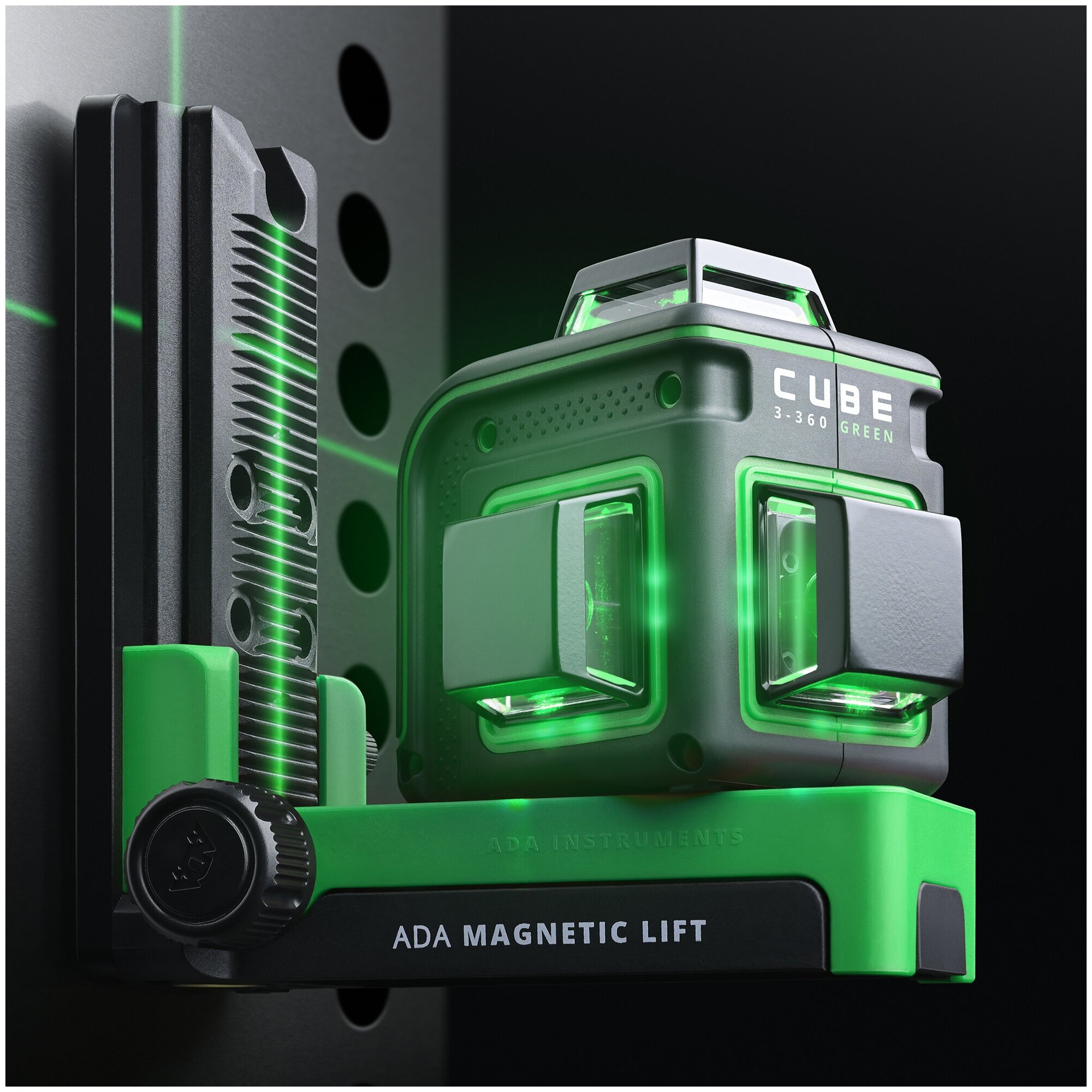Лазерный нивелир ADA Cube 3-360 GREEN Home Еdition [а00566] - фото №9