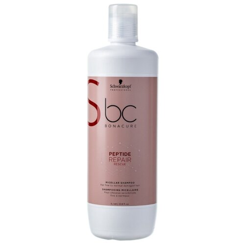 фото BC Bonacure шампунь мицеллярный Peptide Repair Rescue 1000 мл