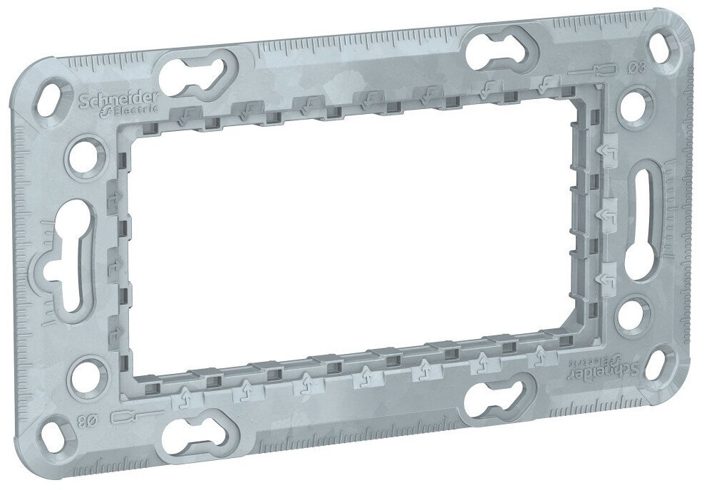 SE Unica Modular Суппорт Zamak 4 модуля, Schneider Electric, арт. NU7104