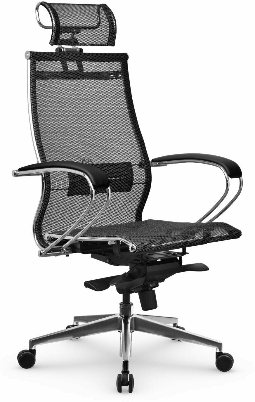 Компьютерное офисное кресло Metta Samurai S-2.051 MPES Черное - фотография № 1