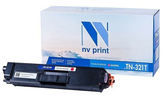 Картридж лазерный NV Print TN-321 M пурпурный (magenta), 1500 стр. при 5% заполнении листа A4 для Brother (NV-TN321TM)
