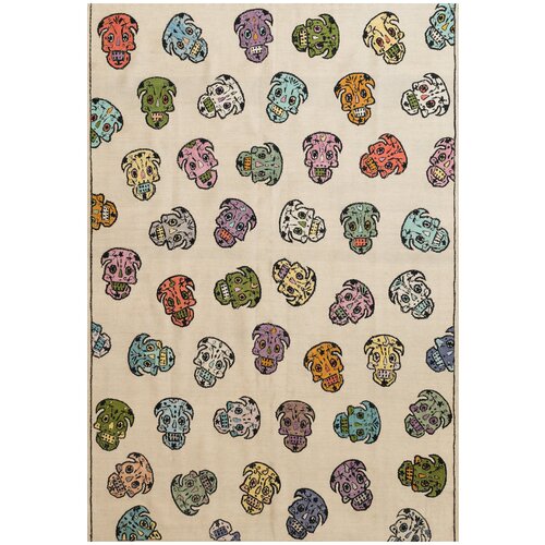 Ковер на пол 1,72 на 2,3 м в спальню, гостиную, безворсовый, разноцветный Art Rugs Kilim Capetown 3