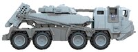 Набор техники Нордпласт Военный тягач Арктика с танком (288) белый/серый
