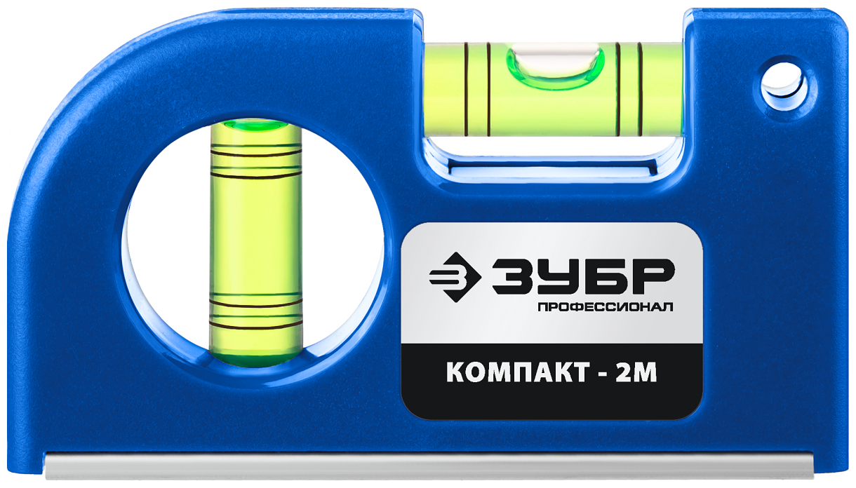 ЗУБР компакт - 2М, 85 мм, магнитный компактный уровень, Профессионал (34551)