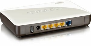 Маршрутизатор Sitecom WLR-4000 (802.11n, 2.4ГГц, 300 Мбит/с, 4xGLAN, 1000Мбит/сек, MIMO) RET