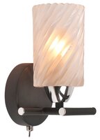 Бра IDLamp Frances 208/1A-Blackchrome