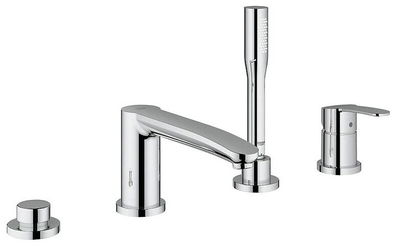 Смеситель врезной для ванны на 4 отверстия с коротким изливом Grohe Eurostyle Cosmopolitan арт. 23048002