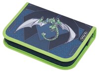 Herlitz Пенал Green Robo Dragon (50014361) синий/зеленый