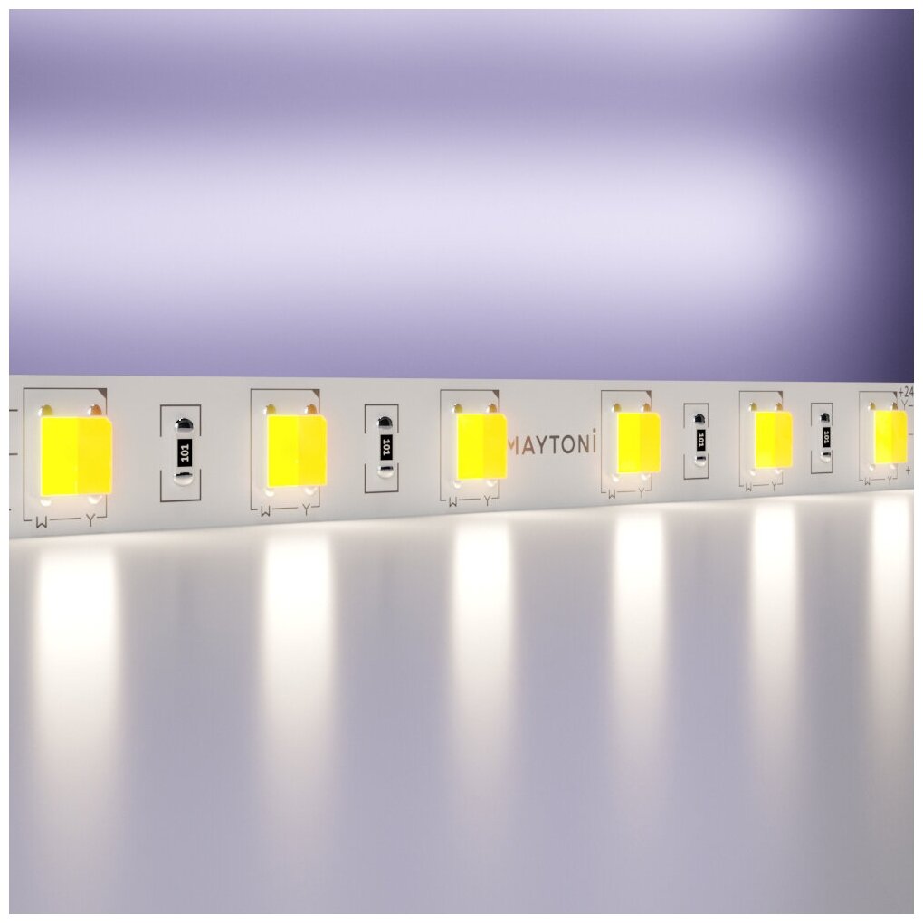 5м. Светодиодная лента цвета RGB, 14.4W, 24V, 60LED, IP20 Led strip 20042 Maytoni - фото №7