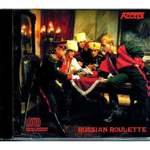 компакт диск warner accept – russian roulette Музыкальный компакт диск Accept - Russian Roulette 1986 г. (производство Россия)