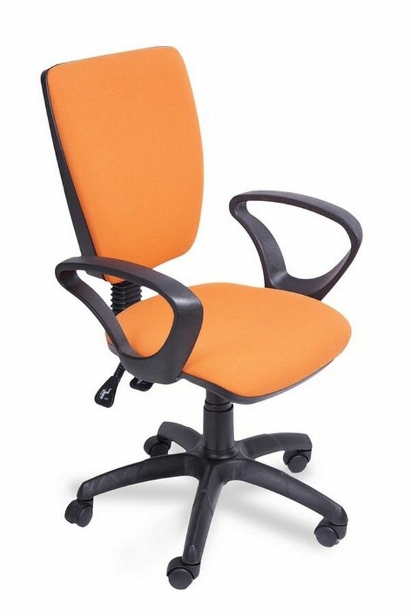 Компьютерное офисное кресло Мирэй Групп нота чарли ПК, Ткань, Оранжевое
