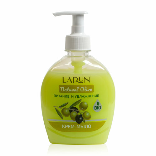 Крем-мыло Larun Natural Olive Питание и увлажнение, 300мл