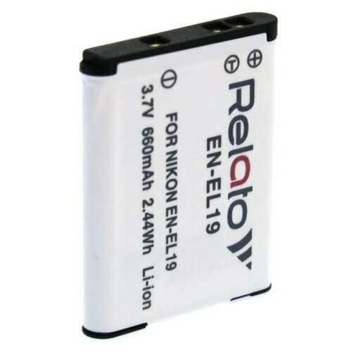 Аккумулятор Relato EN-EL19 (Nikon EN-EL19) 3.7V, 660mAh