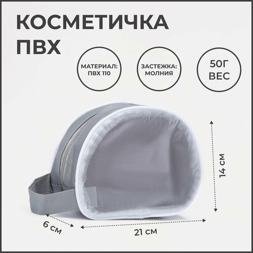 фото Косметичка серый denco store