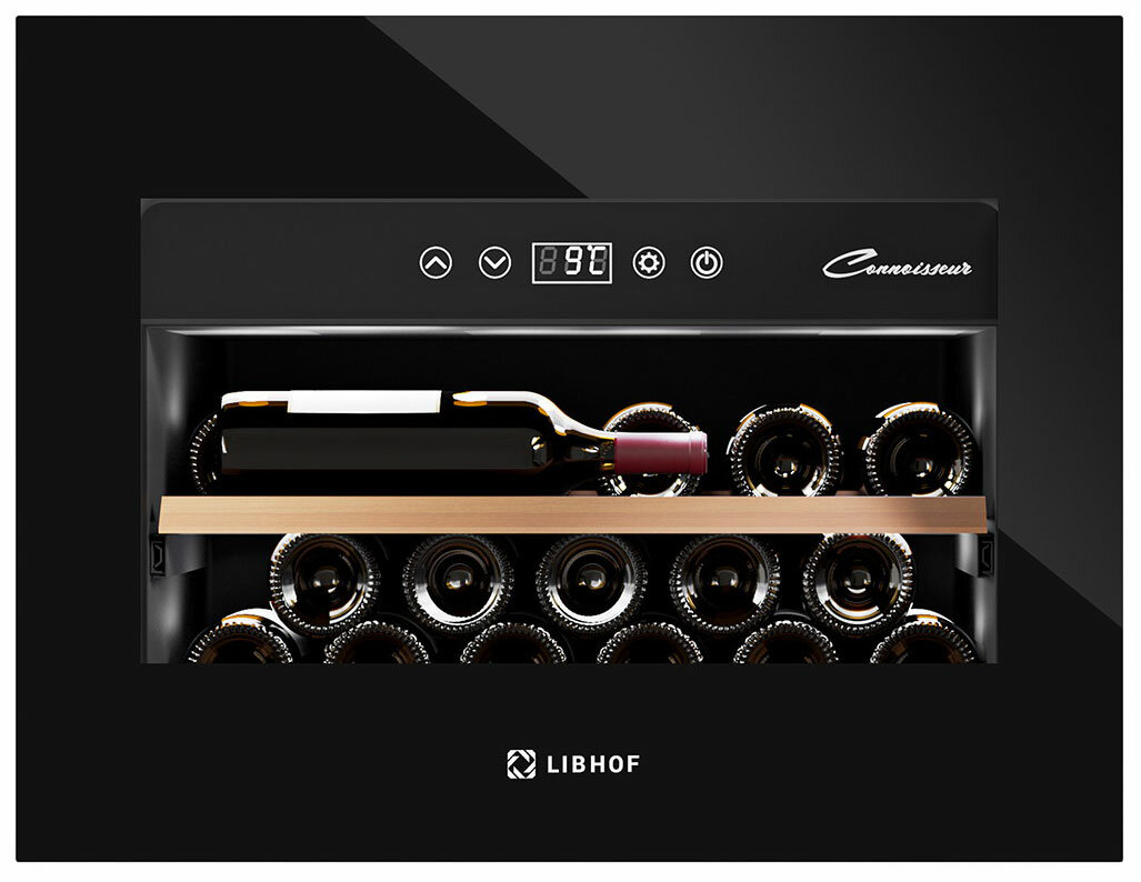Встраиваемый винный шкаф Libhof CL-17 black