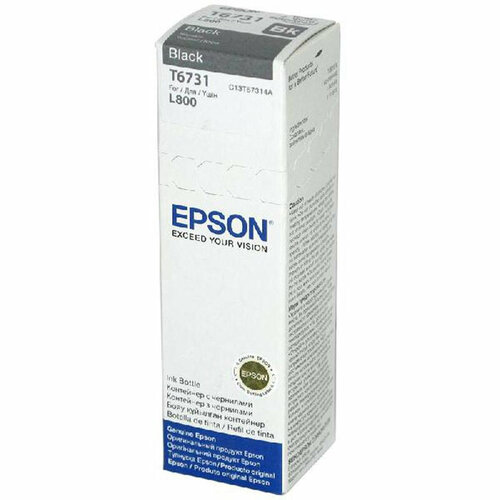 чернила sp t6731 c13t67314a для epson черные 70 ml Чернила Epson T6731 C13T67314A/C13T673198 чер. для L800 235306