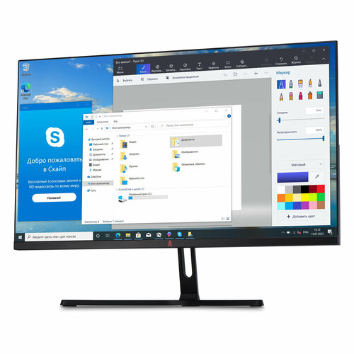 Монитор Azerty DS-2701 27 IPS 1920x1080 75Hz VGAHDMI 1920x1080 Full HD Матовая 1287400₽