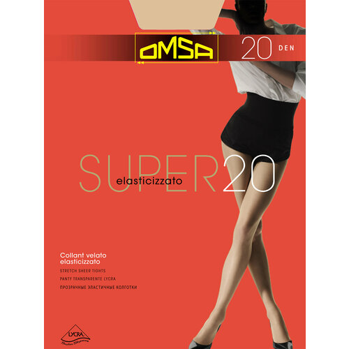 фото Колготки omsa super 20, размер 2, бежевый