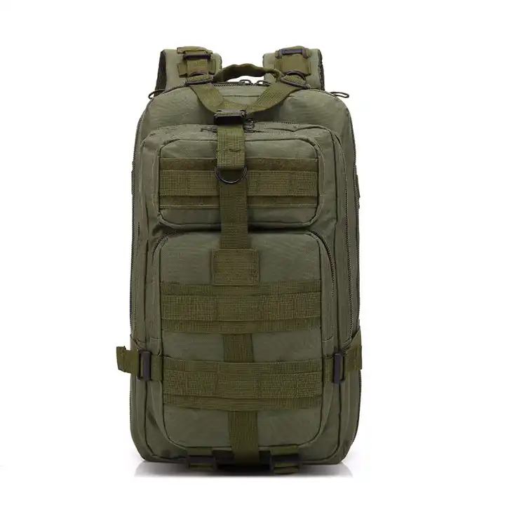 Рюкзак тактический 30л, олива, система Molle, оксфорд 900D