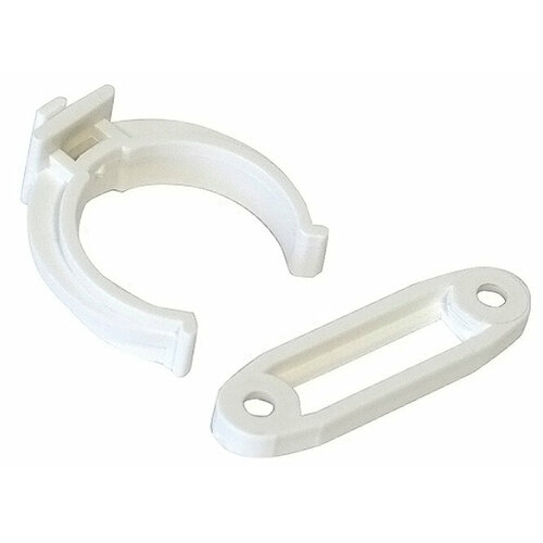 Клипса быстрого монтажа универсальная, белая (пакет 4шт)